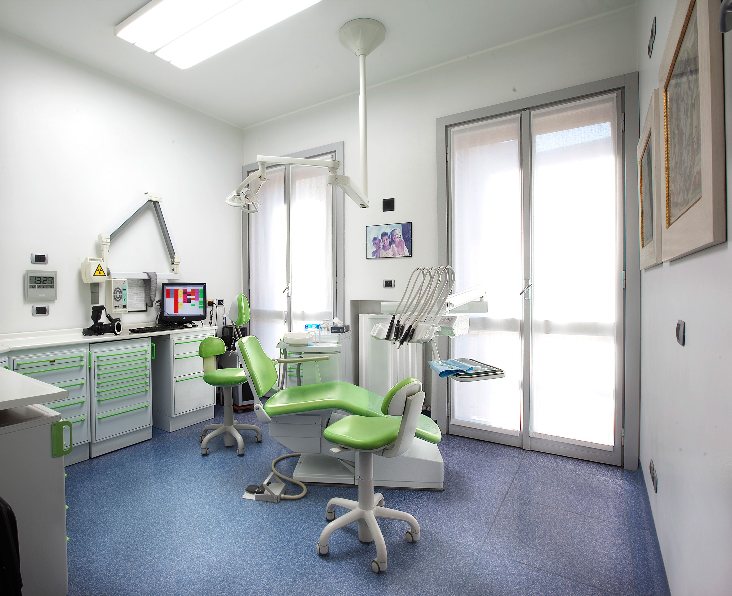 Gli ambienti dello STUDIO DENTISTICO odontoiatrico LG - MILANO